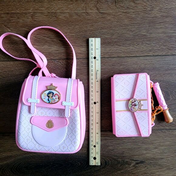 Disney Princess Style Trendy Traveler Backpack Clutch Lipstick Credit Card Pink - Picture 12 of 15